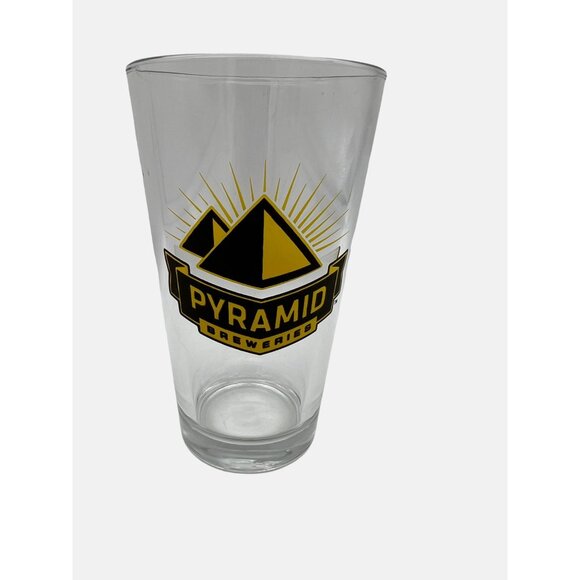 Pyramid Breweries Logo Pint Glass 5.75" Barware Washington Oregon Brewhouse - Picture 1 of 4